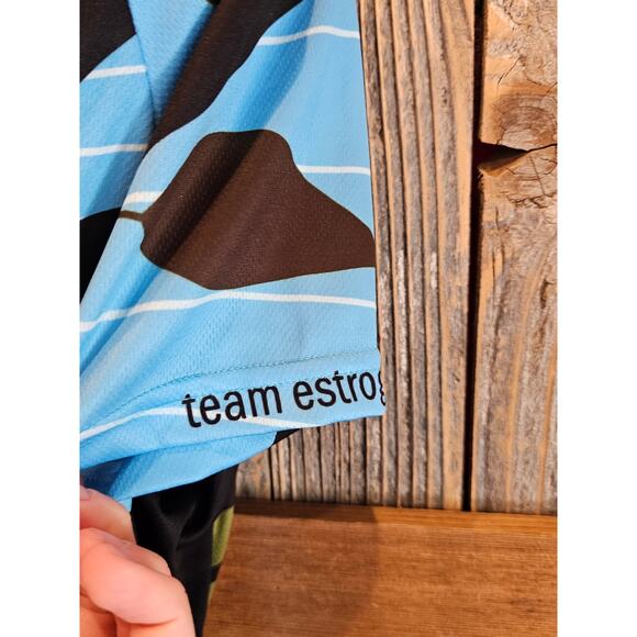 Primal women's cycling top 1/4 zip whimsical floral XXL 2X back pockets EUC - Picture 6 of 8